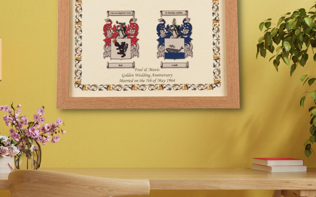 Double Coat of Arms Print