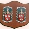 Double Hardwood Coat of Arms Shield