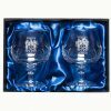 Set of Two Coat of Arms Brandy Glasses