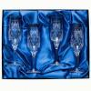 Set of Four Coat of Arms Champagne Flutes