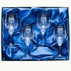 Set of Four Wine Glasses with Coat of Arms