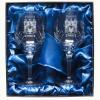 Set of Two Wine Glasses with Coat of Arms