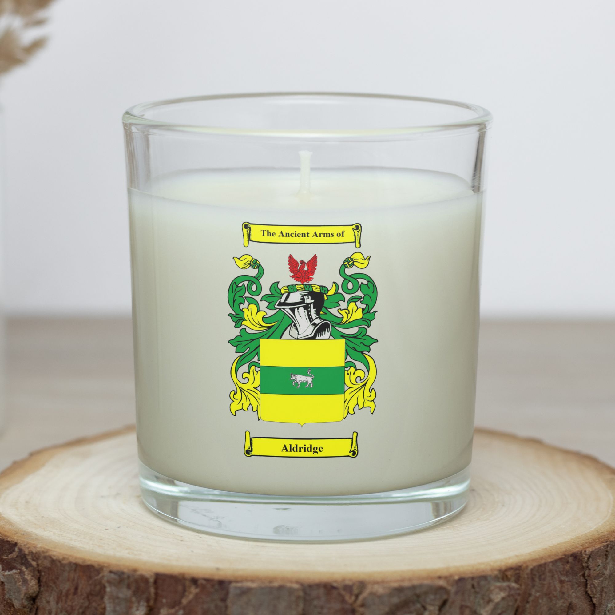 coat of arms candle family crest (1)