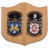 Double Oak Coat of Arms Shield