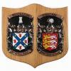 Double Oak Coat of Arms Shield