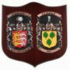 Double Coat of Arms Wall Plaque