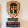 single coat of arms oak shield