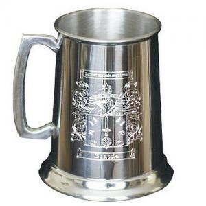Coat of Arms Pewter Tankard