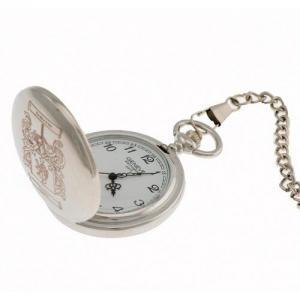 Personalised Pewter Coat of Arms Pocket Watch