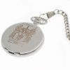 Personalised Pewter Coat of Arms Pocket Watch