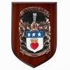 Single Hardwood Coat of Arms Shield