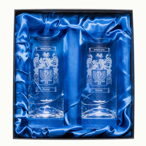 Hi Ball glasses with coat of arms