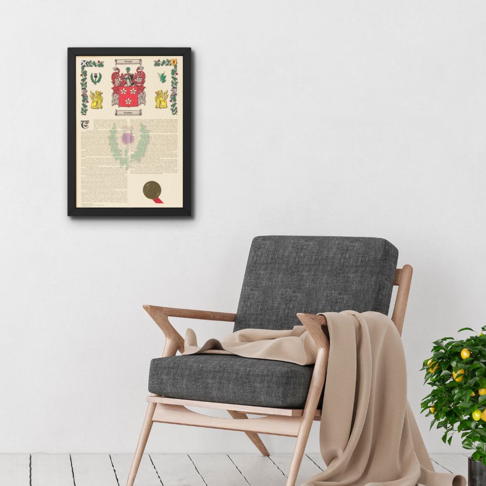 black frame surname history family crest (4)