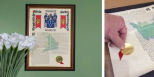 surname history scroll
