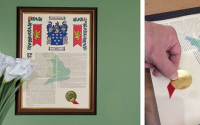 Your chance to win a surname history scroll