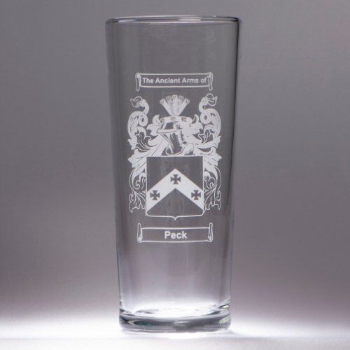 Pub Glass Clan Ramsay Scottish Crest Pint Glass Set of 4 Free Personalized Engraving Family Crest Custom Beer Glass Beer Glass 