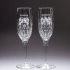 Champagne glasses with coat of arms