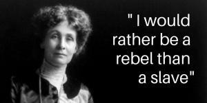 Emmeline Pankhurst was a leader in the suffrage movement