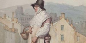 Swansea Lady in Traditional Welsh Costume