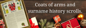 Coats of Arms and Surname History Scrolls