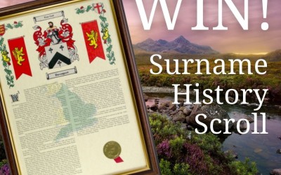 Win a Family Crest Surname Scroll!