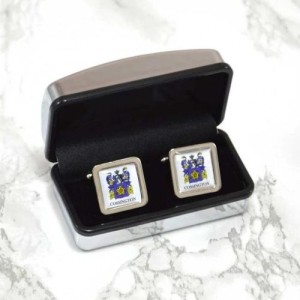 Cufflinks with coat of arms / family crest