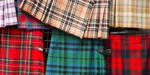 Tartans come in a wide variety of colours