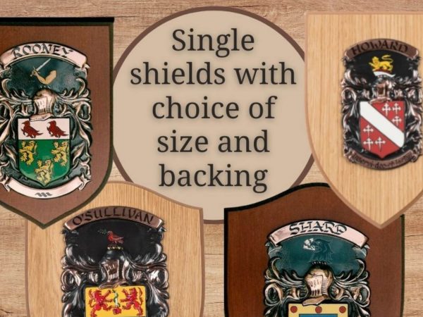 Coat of Arms / Family Crest Personalised Shield - Hardwood, Bespoke Gift