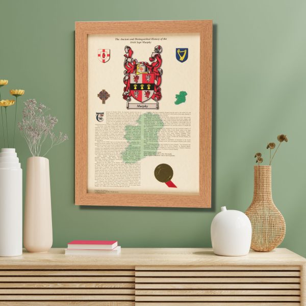 Irish Surname History Prints
