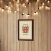 Coat of Arms / Family Crest, A4 Size in Dark and Gold Frame - FREE UK delivery!