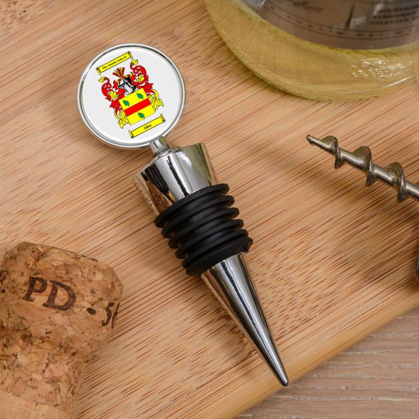 Key Ring, Mug, Bottle Stopper, Glass Tile and Coaster Set with Coat of Arms