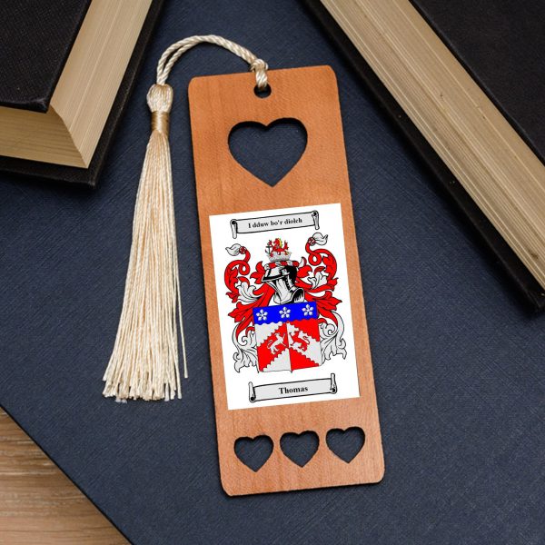 Bookmark Personalised with Coat of Arms