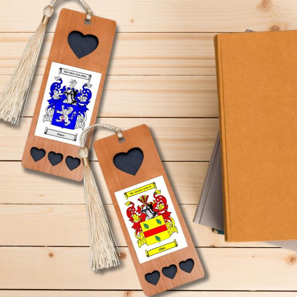 Bookmark Personalised with Coat of Arms