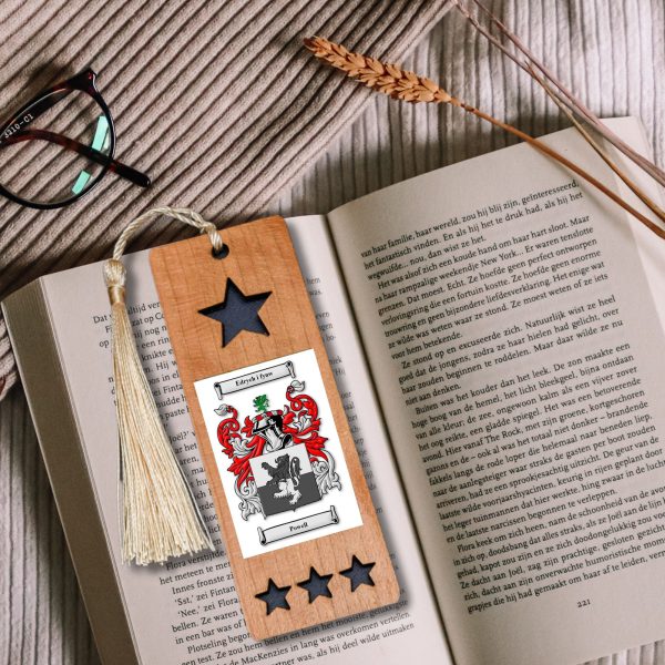 Bookmark Personalised with Coat of Arms