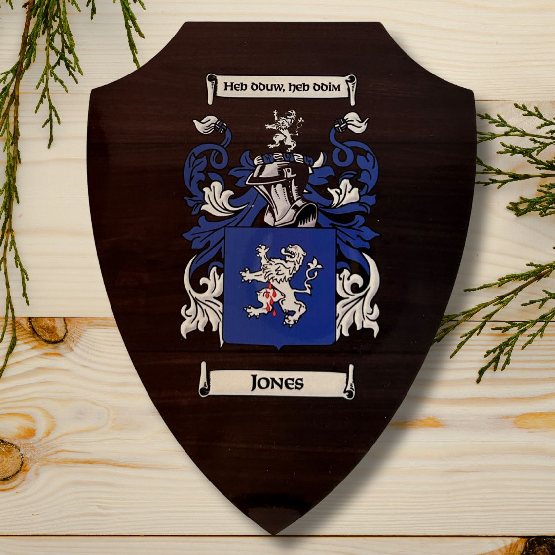 Coat of Arms Shield with high gloss printed finish