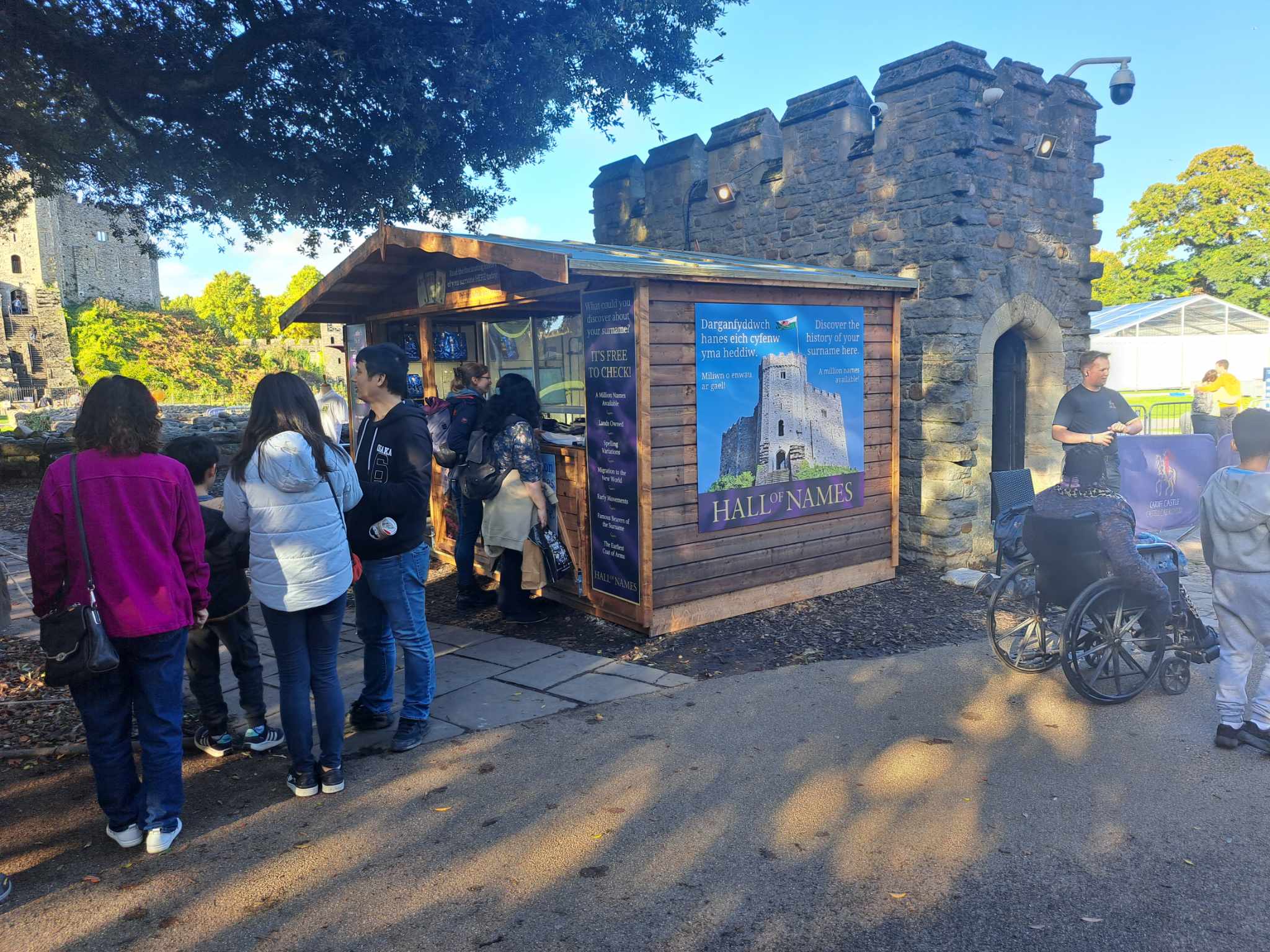 Cardiff Castle Showcases Surname History Scrolls